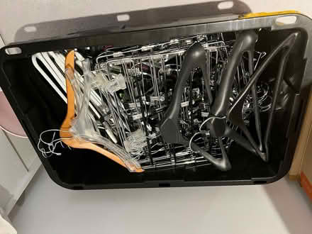 Photo of free Large tote full of assorted hangers (Wandsworth SW18) #1