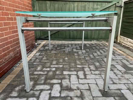 Photo of free Large glass-top table (Lostock Hall PR5) #3