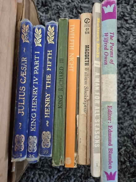 Photo of free Bundle of Old English Lit books originally from Local School (Bengeo SG14) #1