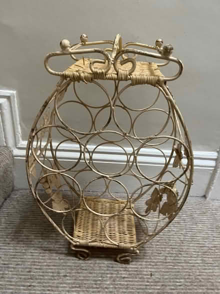 Photo of free Pretty metal wine rack (Lower Weston) #1