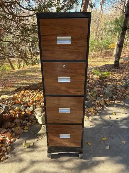 Photo of free 4 drawer locking file cabinet (Quaker valley area) #1