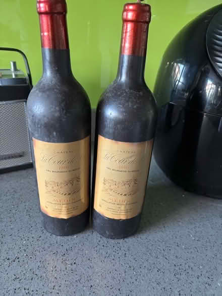 Photo of free Large wine bottle candles - unused (Hallatrow) #1