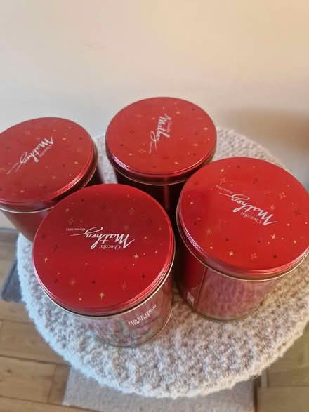 Photo of free Metal storage tins (Mickleover DE3, Derby) #2