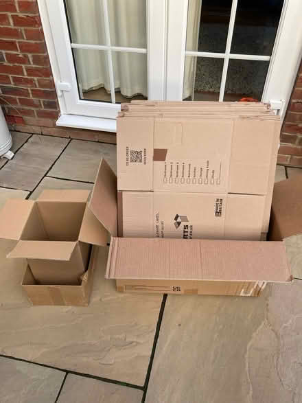 Photo of free 15 Cardboard boxes (Kempston MK42) #1