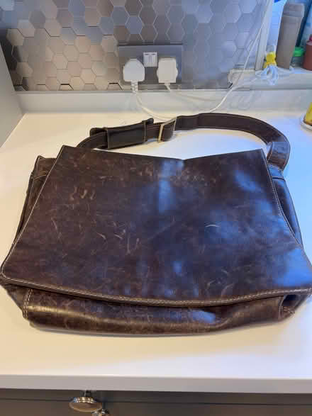 Photo of free Leather satchel (CB4) #1