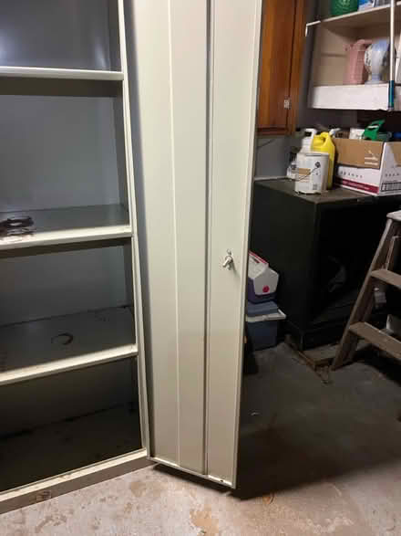 Photo of free Sandusky steel cabinet (Flemington) #3