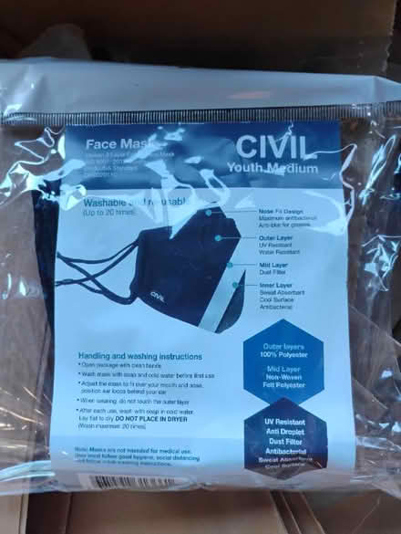 Photo of free Youth face masks (Richmond Hill) #3