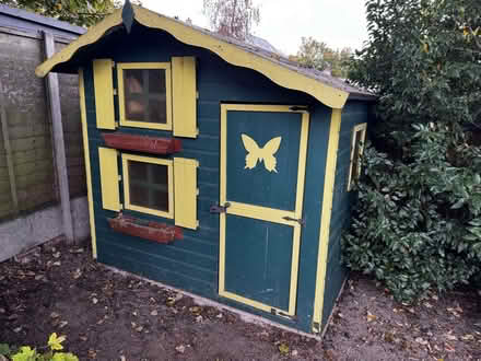 Photo of free Wooden kids playhouse (Melbourn SG8) #1