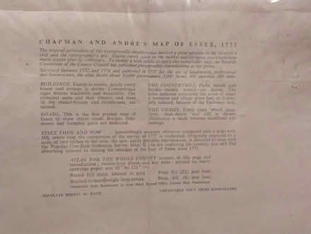 Photo of free Old map of wickford and area (CM7) #3