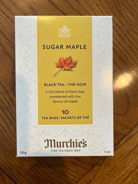 Photo of free Murchies maple flavor tea (Wallingford) #1