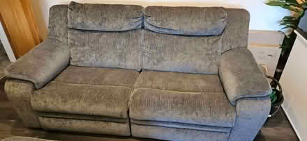Photo of free 2 Double Recliner Sofas. Grey (Thornton FY5) #1