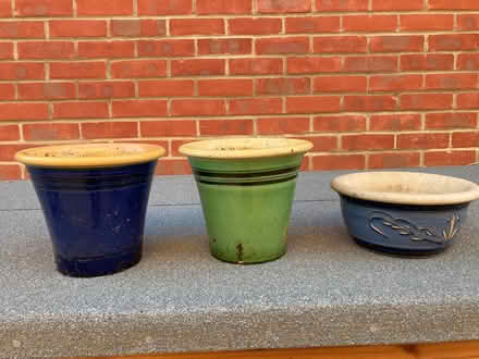 Photo of free 3 plant pots (Cutteslowe OX2) #1