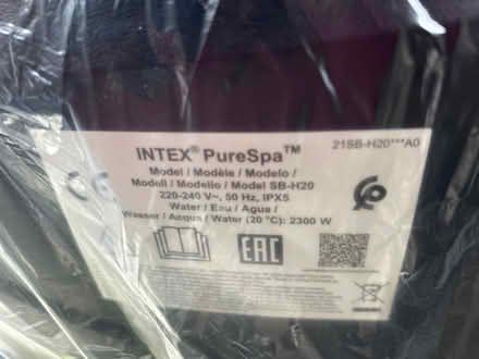 Photo of free Inflatable hot tub and pump (Barr Beacon B74) #2