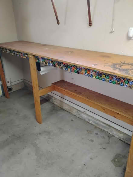 Photo of free 8' Solid Wood Work Bench (Northeast Mesa) #1