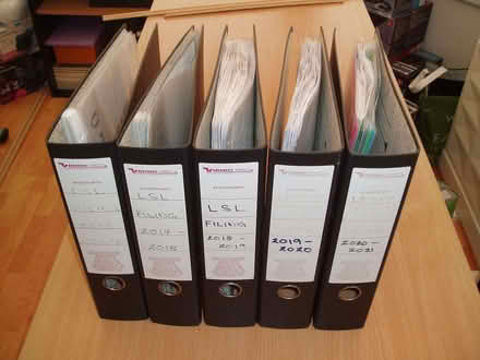 Photo of free up to 10 Used A4 Lever Arch Files in Excellent Condition (Yateley GU46) #1