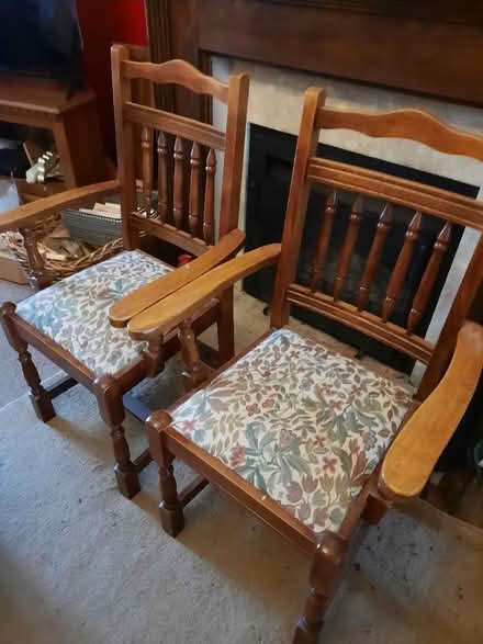 Photo of free Carver chairs x2 (Brimington S43) #1