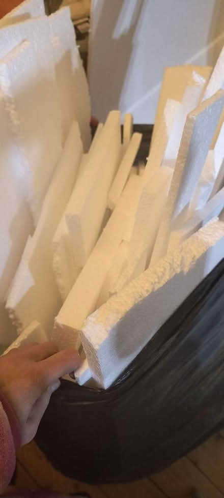 Photo of free Polystyrene - large flat bits plus large bag of smaller bits (Malvern Link WR14) #2