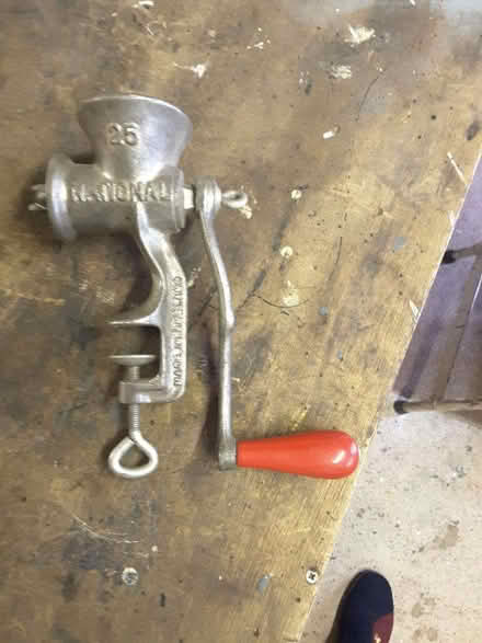 Photo of free vintage mincer - clamp on table sort (The Rock TF3) #1