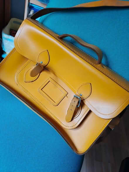 Photo of free Yellow Leather Satchel (Salford, M3) #1
