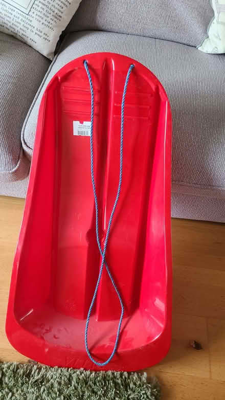 Photo of free Red plastic sledge (Curbridge OX29) #1
