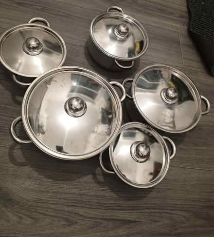 Photo of free Stainless steel pots (Burton road derby DE1) #1