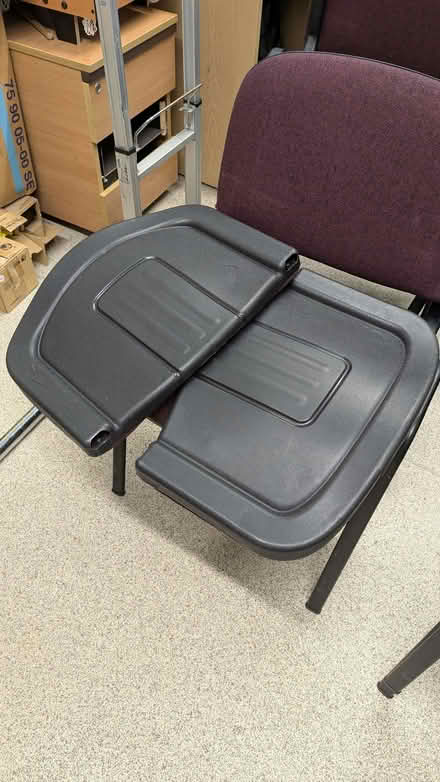 Photo of free Broken stacking chairs / repairable with right tools (Loftus Road W12) #3