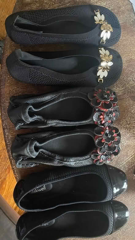 Photo of free 3pair black flats (Peabody Ma) #1
