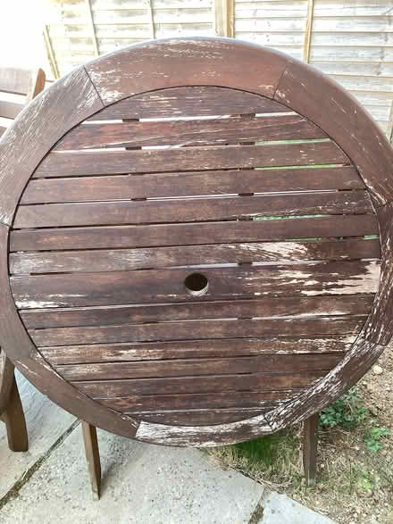 Photo of free Garden table and 4 chairs (Collect from CO10) #3