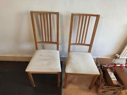 Photo of free Pair of dining chairs (Crystal Palace/Thornton Heath) #1