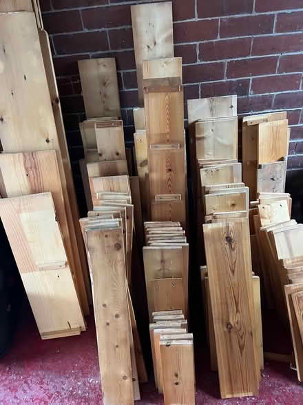 Photo of free Wooden shelving (Withington M20) #1