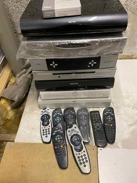 Photo of free 7 Sky boxes with remotes all to go as one (Hertford SG14) #1