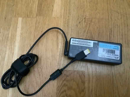 Photo of free Lenovo laptop charger flat yellow type (Hersham KT12) #1