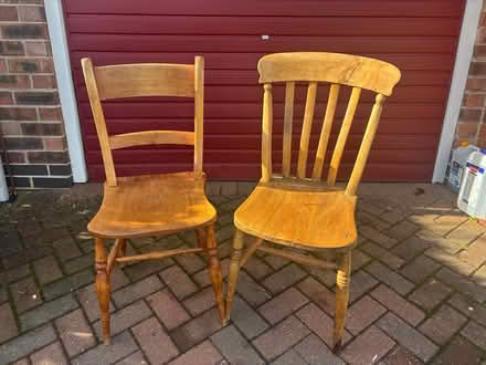 Photo of free two kitchen chairs (Belper. DE56) #1