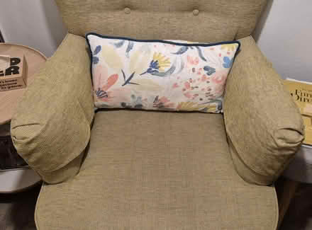 Photo of free Green Mid Century Style Armchair from Marks and Spencer (St Helier SM4) #3