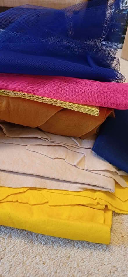Photo of free Pile of assorted craft fabric (IP4) #2