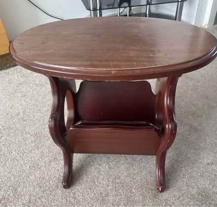 Photo of free Wood magazine rack table (Harwood) #1