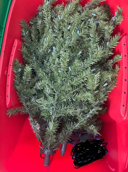 Photo of free 6-6.5ft christmas tree (broomfield 120th + Perry st.) #1