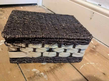 Photo of free Wicker basket with lid (Llandrindod LD1) #1