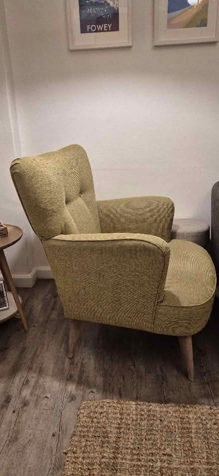 Photo of free Green Mid Century Style Armchair from Marks and Spencer (St Helier SM4) #2