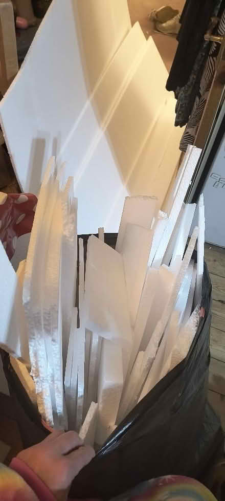 Photo of free Polystyrene - large flat bits plus large bag of smaller bits (Malvern Link WR14) #3