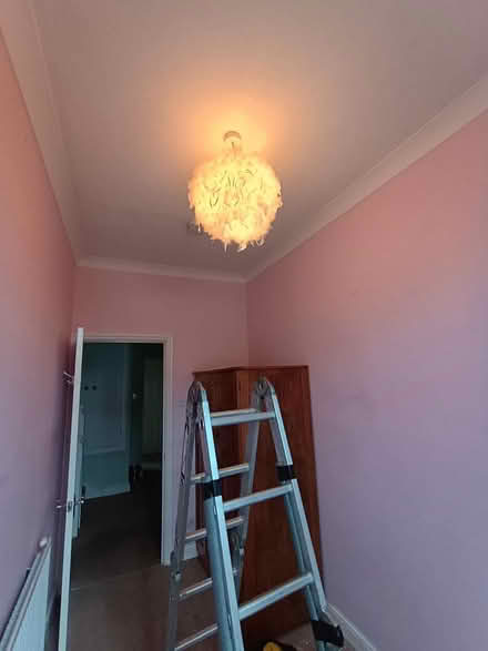 Photo of free White feather lampshade (Stoughton GU2) #2