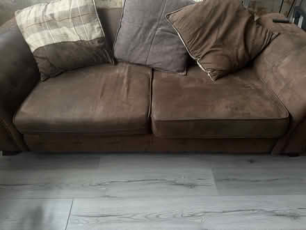 Photo of free 2 Seater Sofa, Brown , Chesterfield (Ram77 AL RM77AL) #3
