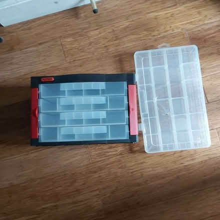 Photo of free 1 Keter Storage drawers & 1 box with dividers (Blackhall EH4) #1