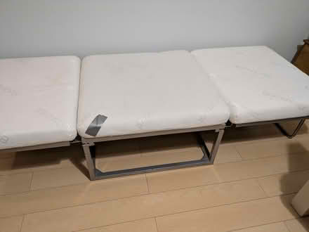 Photo of free convertible footstool/single bed (Chelsea) #4