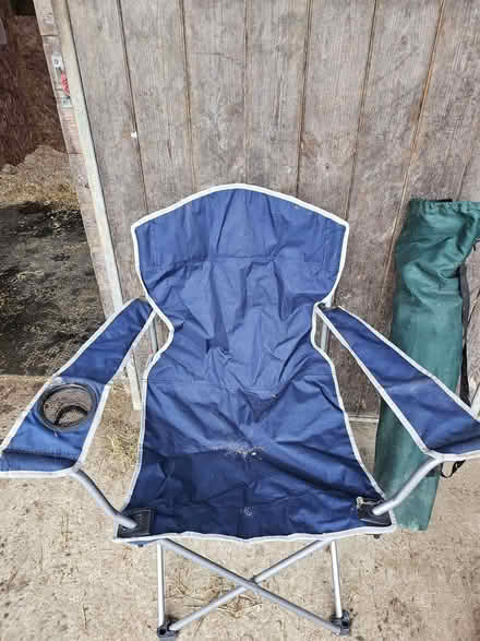 Photo of free 2 folding camping chairs and carry bags (Arddleen SY22) #2