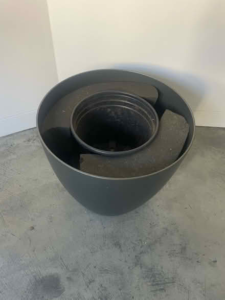 Photo of free Black Plastic Interior Plant Pot (Berkeley) #2