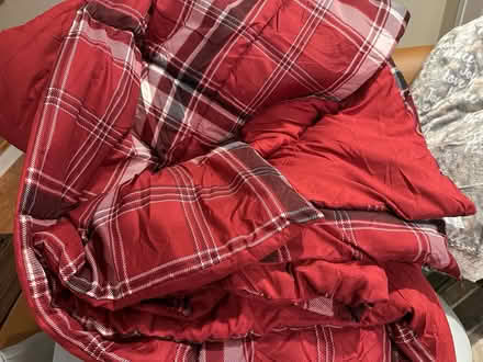 Photo of free King comforter - winter plaid (Lynnwood, Ash Way area) #1