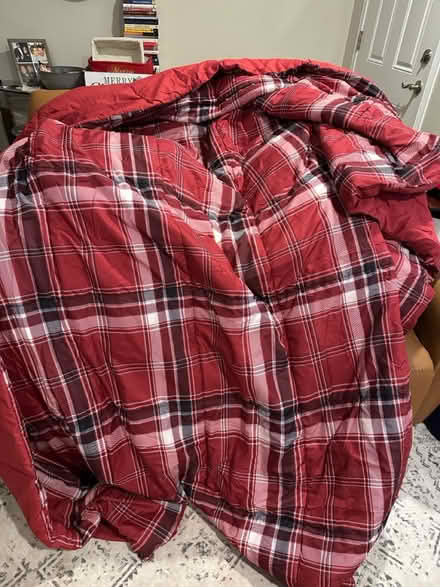 Photo of free King comforter - winter plaid (Lynnwood, Ash Way area) #2