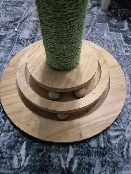 Photo of free Cactus cat scratching post & balls (RG2 Shinfield) #2
