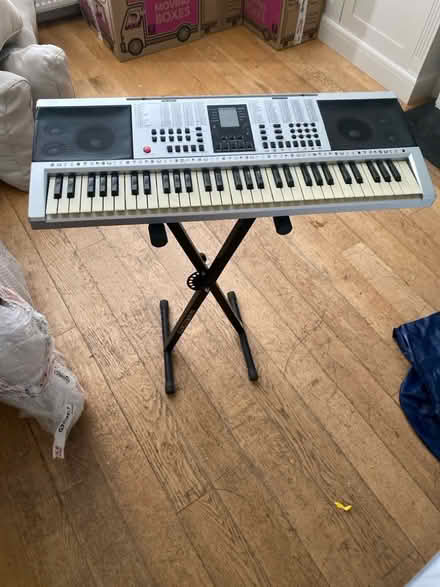 Photo of free Keyboard and stand (Worcester Park KT4) #1